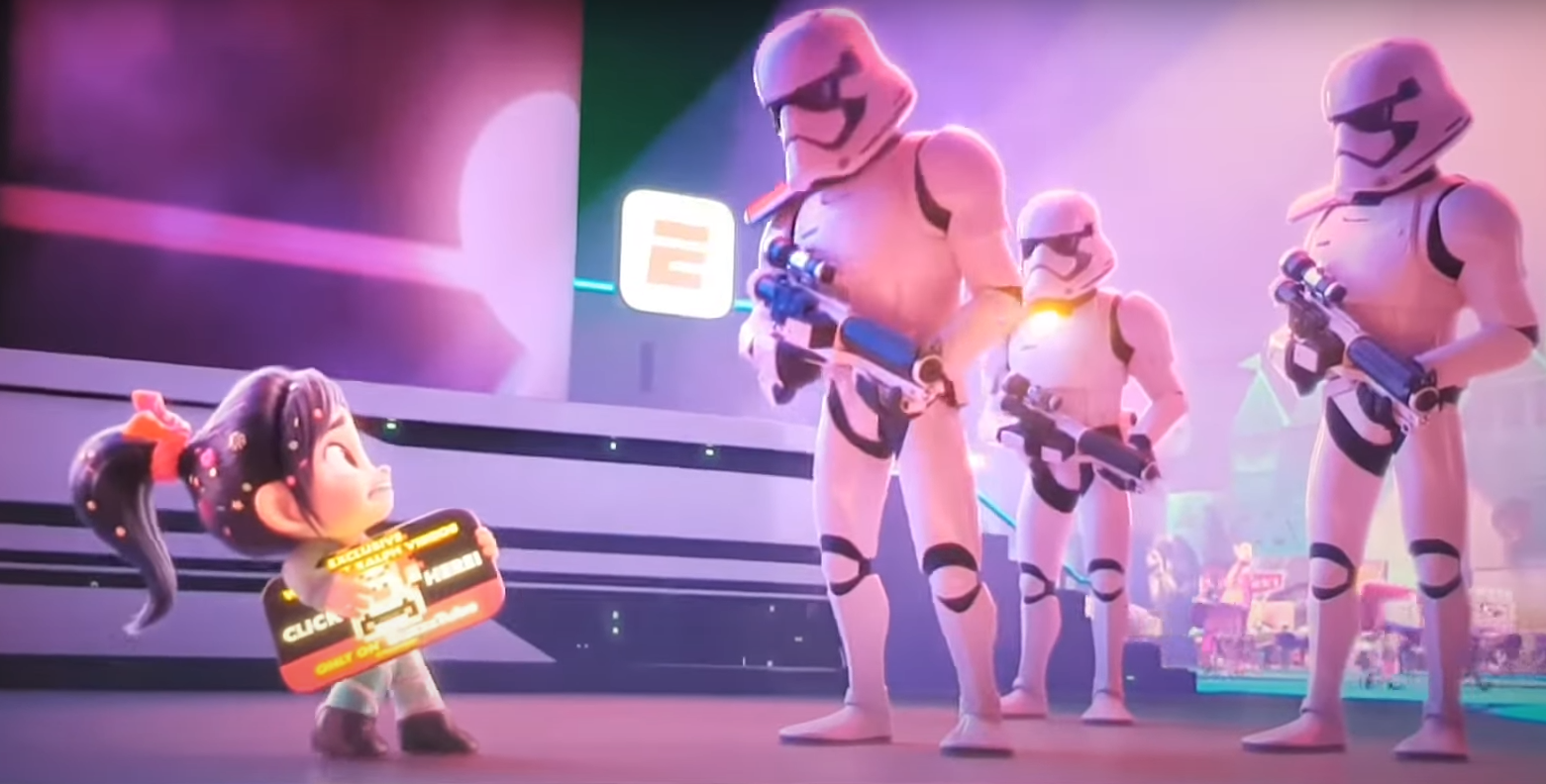 Vanellope rencontre les Stormtroopers - Ralph 2.O