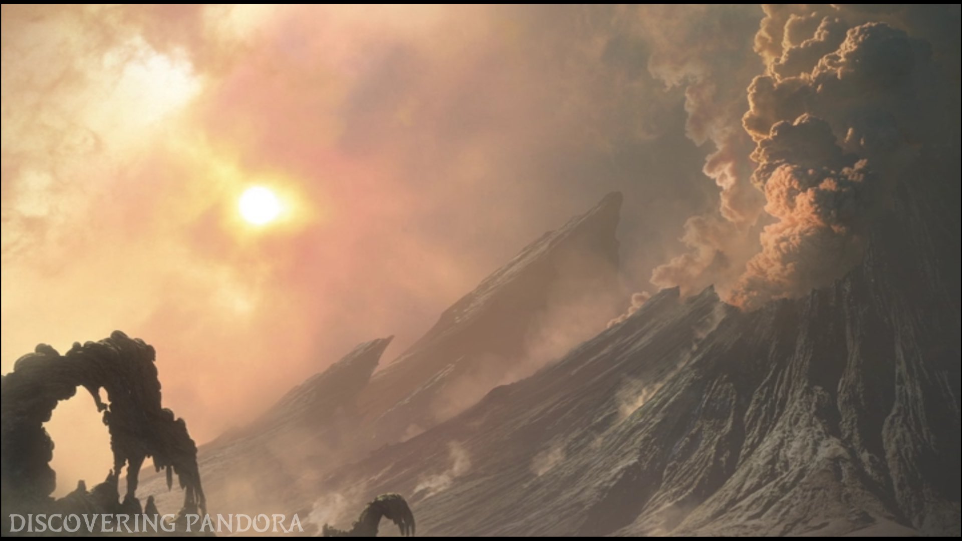 Les volcans de Pandora dans Avatar 3
