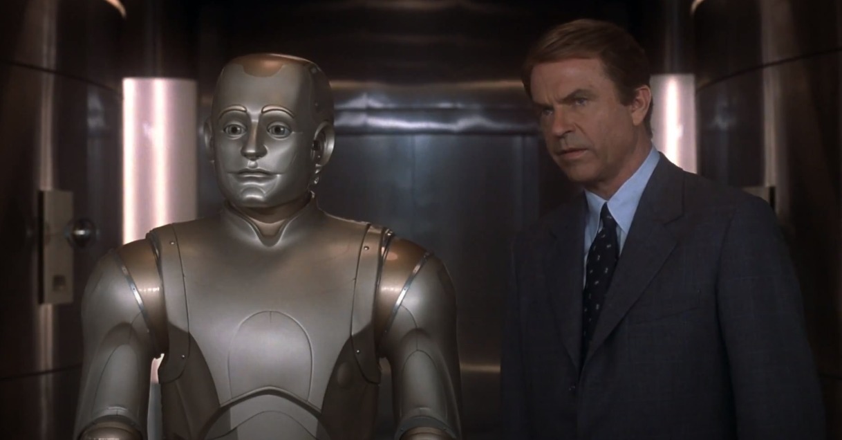 Robin Williams et Sam Neill - L'Homme bicentenaire ©Columbia Pictures