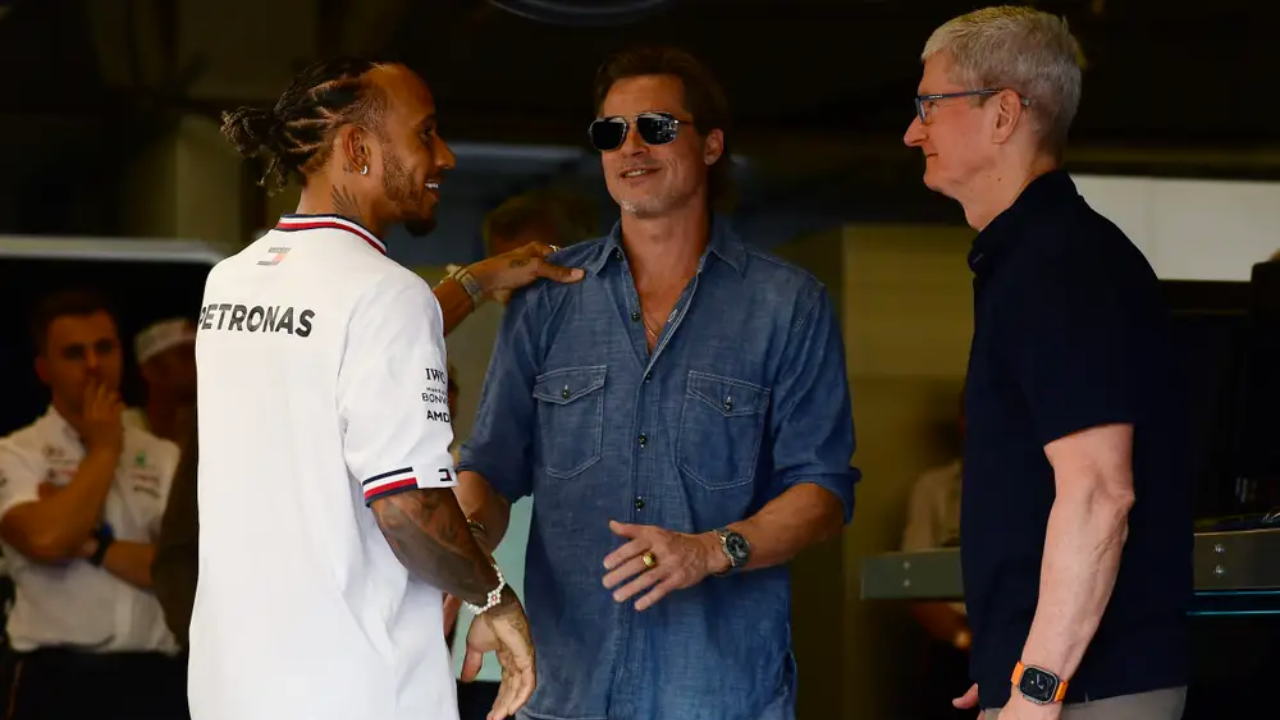 Lewis Hamilton - Brad Pitt - Tim Cook