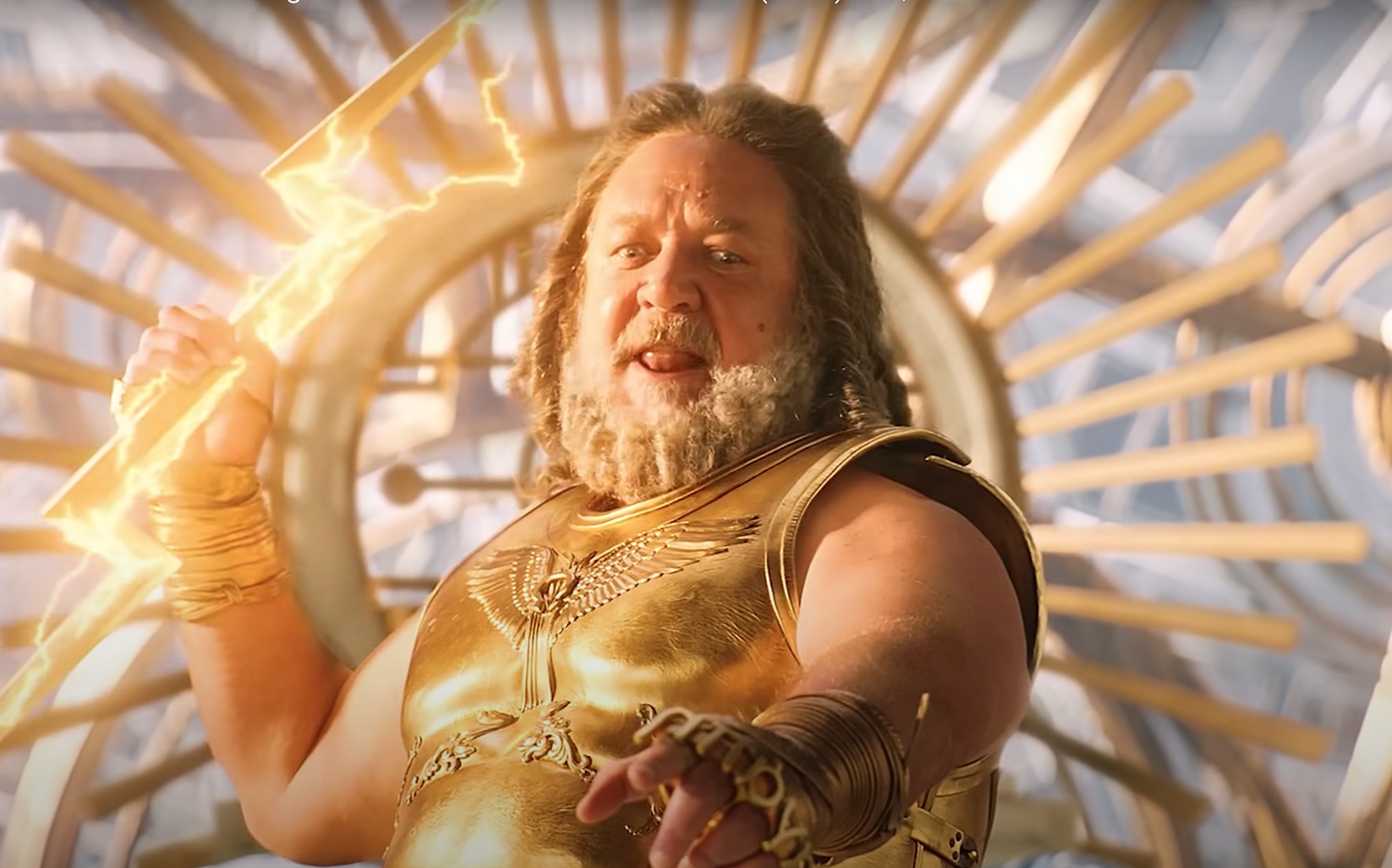 Zeus (Russell Crowe) - Thor : Love and Thunder