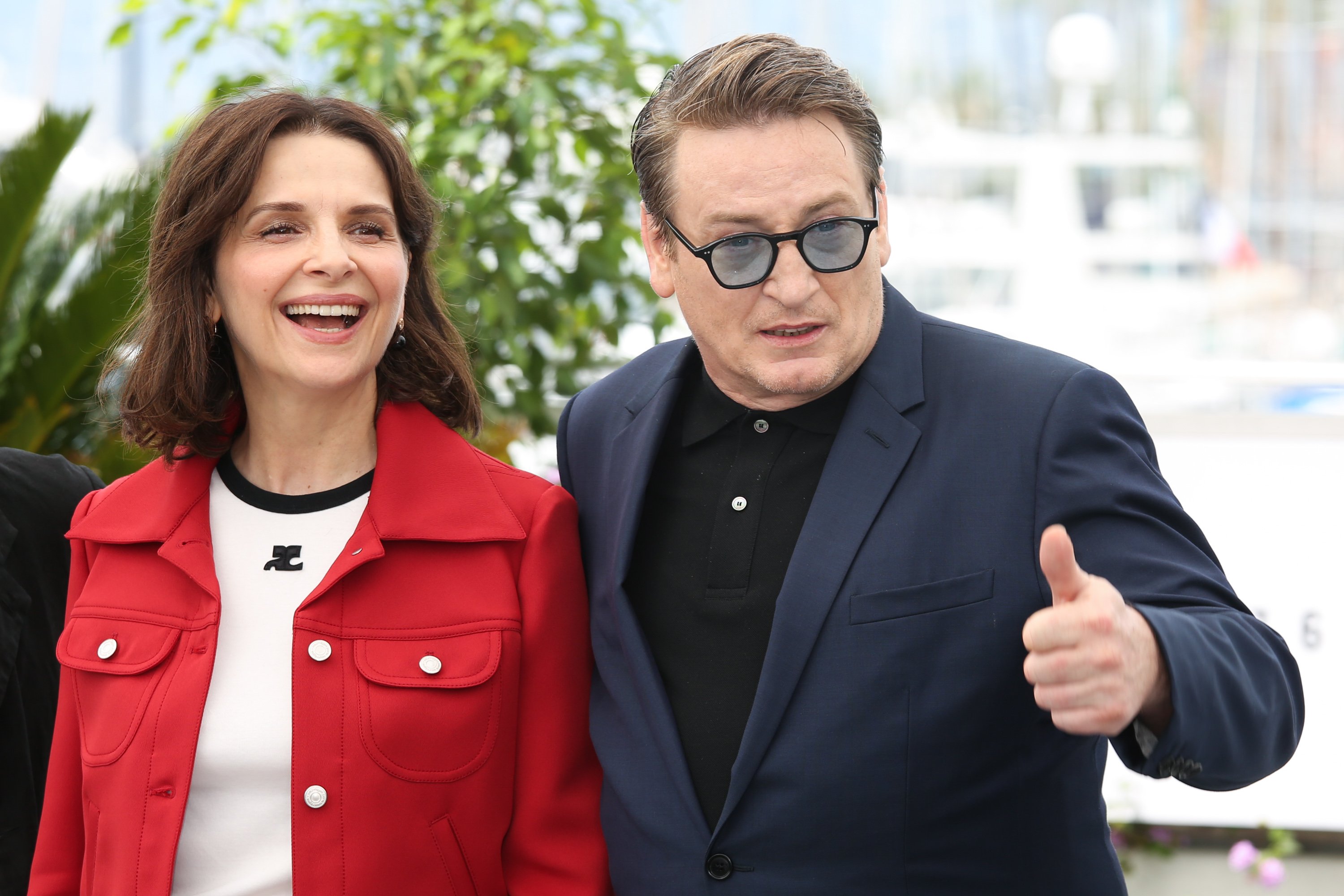 Juliette Binoche et Benoît Magimel au photocall de "La Passion de Dodin Bouffant" au 76e Festival de Cannes