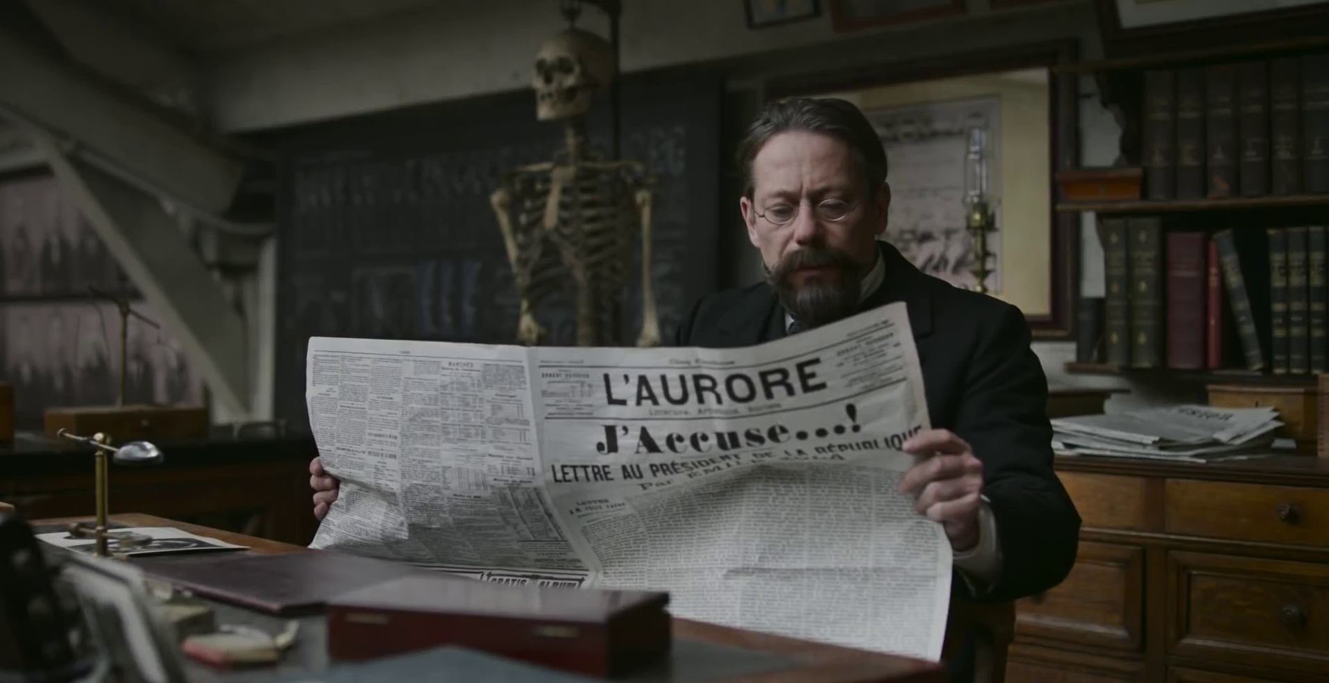 Mathieu Amalric - J'accuse ©Gaumont