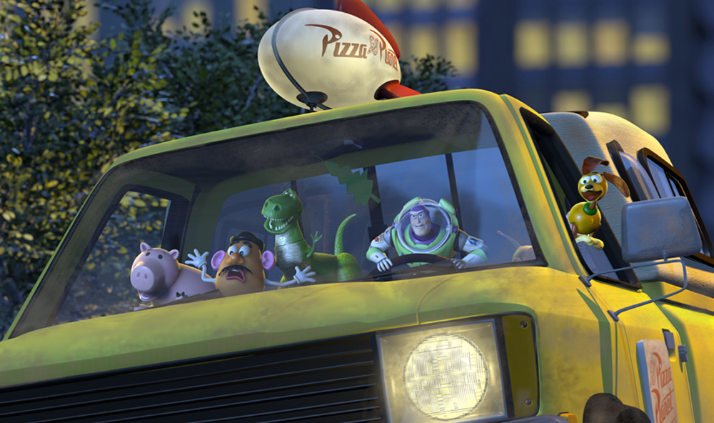 Le camion Pizza Planet présent dans (presque) tous les Pixar