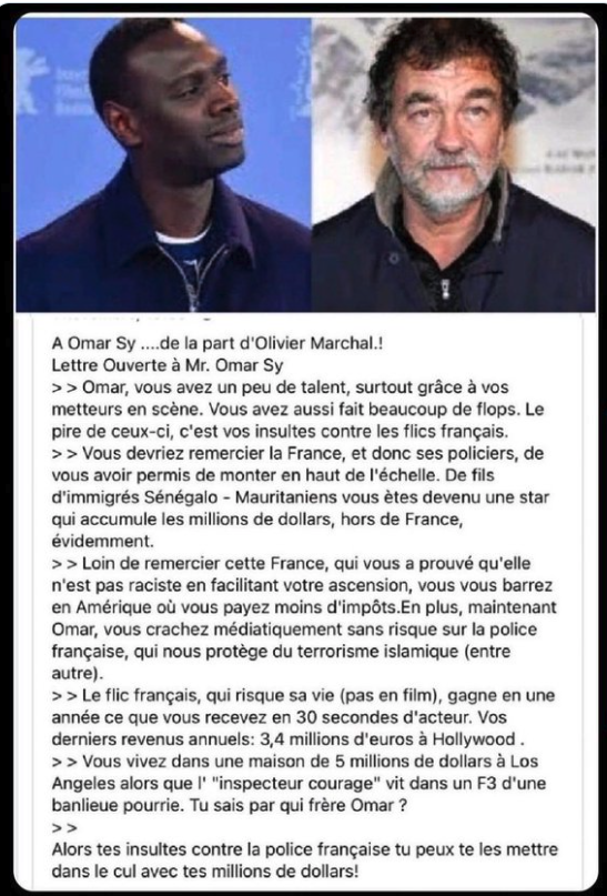 Omar Sy Olivier Marchal