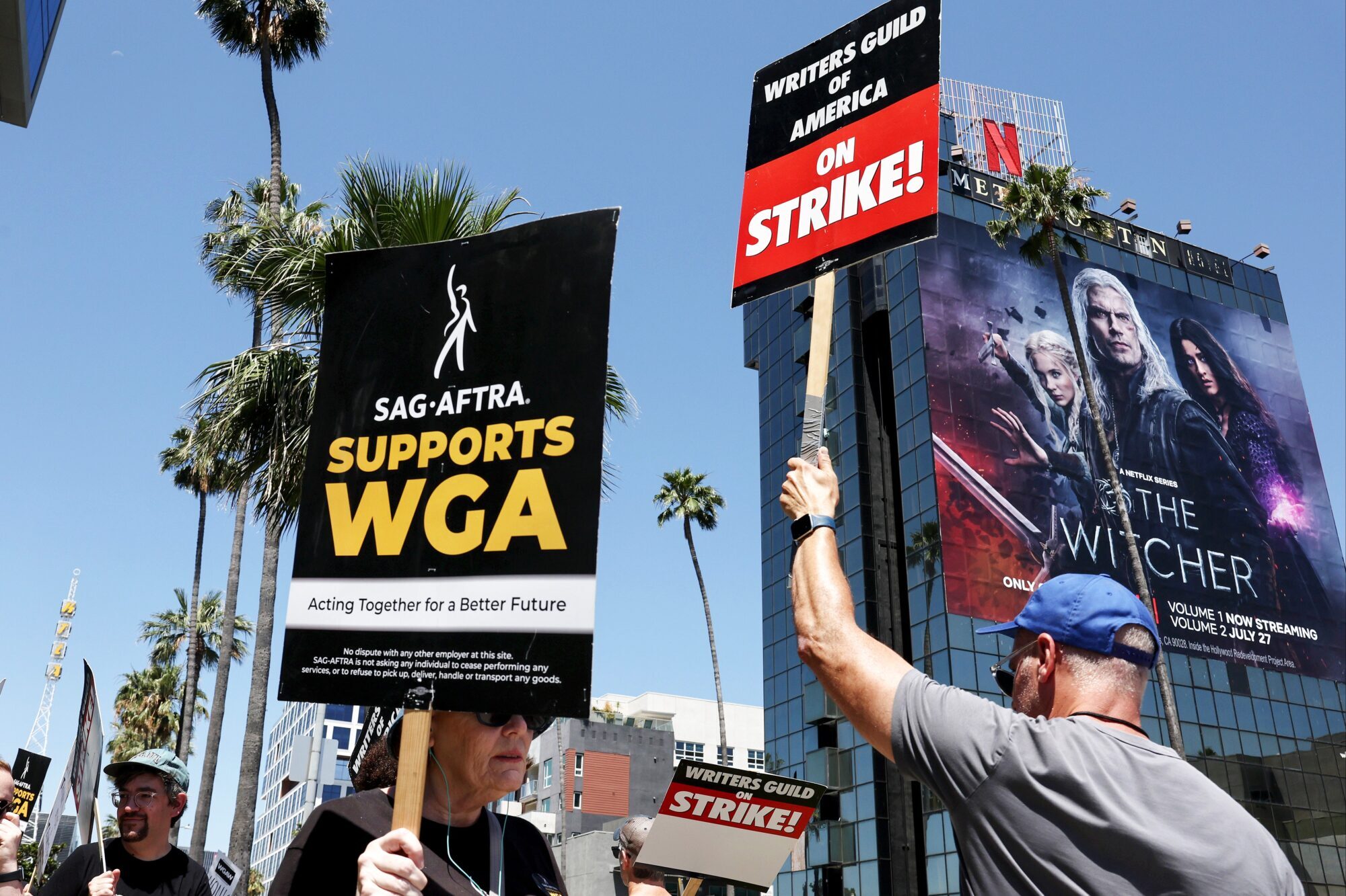 Grève des scénaristes à Hollywood ©Getty image