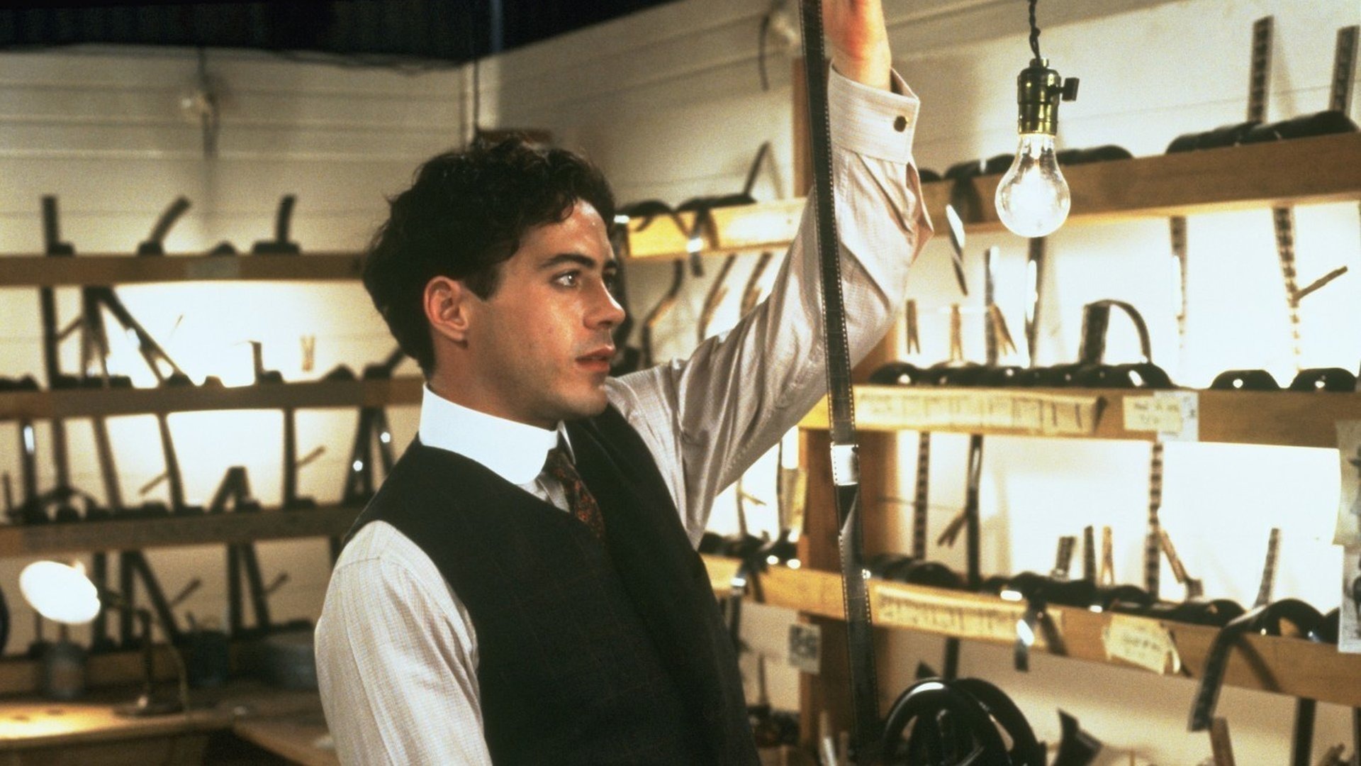 Chaplin avec Robert Downey Jr.