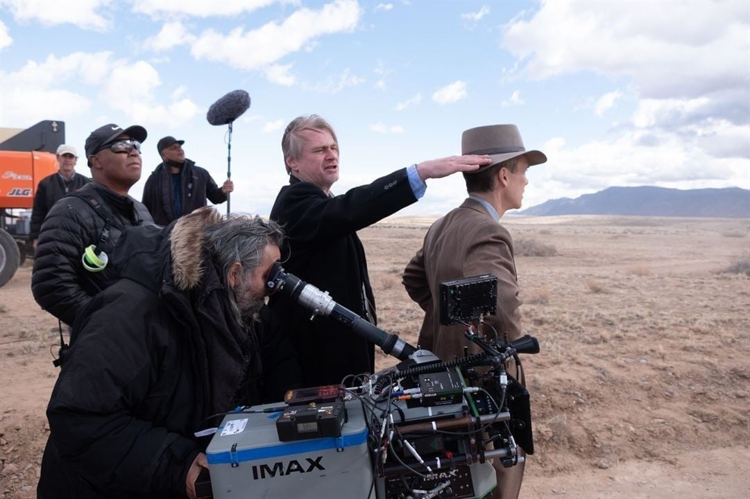 Christopher Nolan sur le tournage de Oppenheimer ©Universal Pictures
