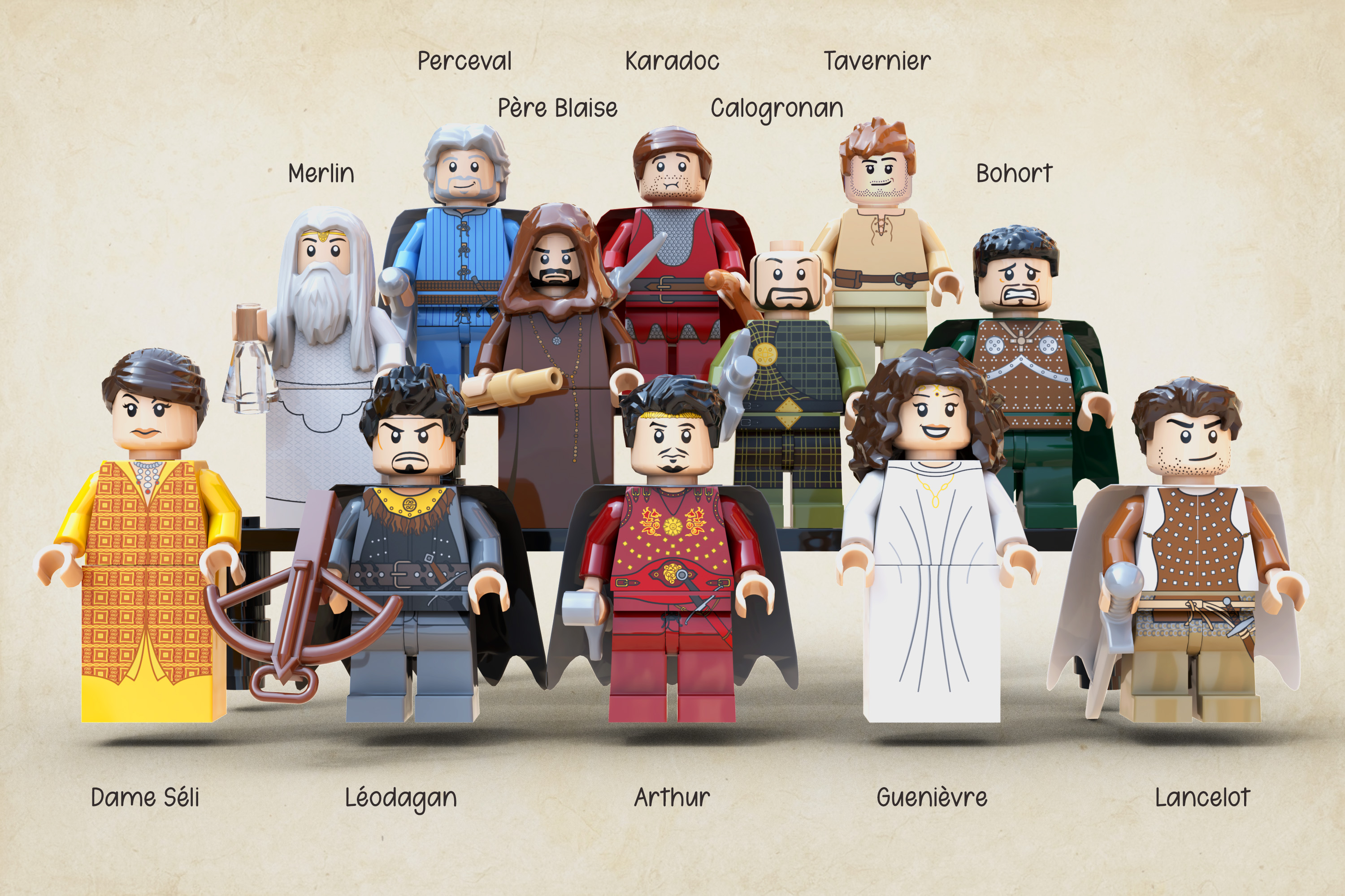 Kaamelott LEGO ©Thomas Maguer