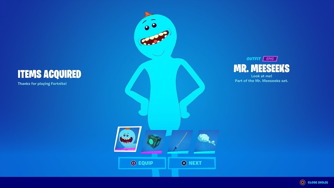 Mr. Meeseeks - Fortnite ©Epic Games