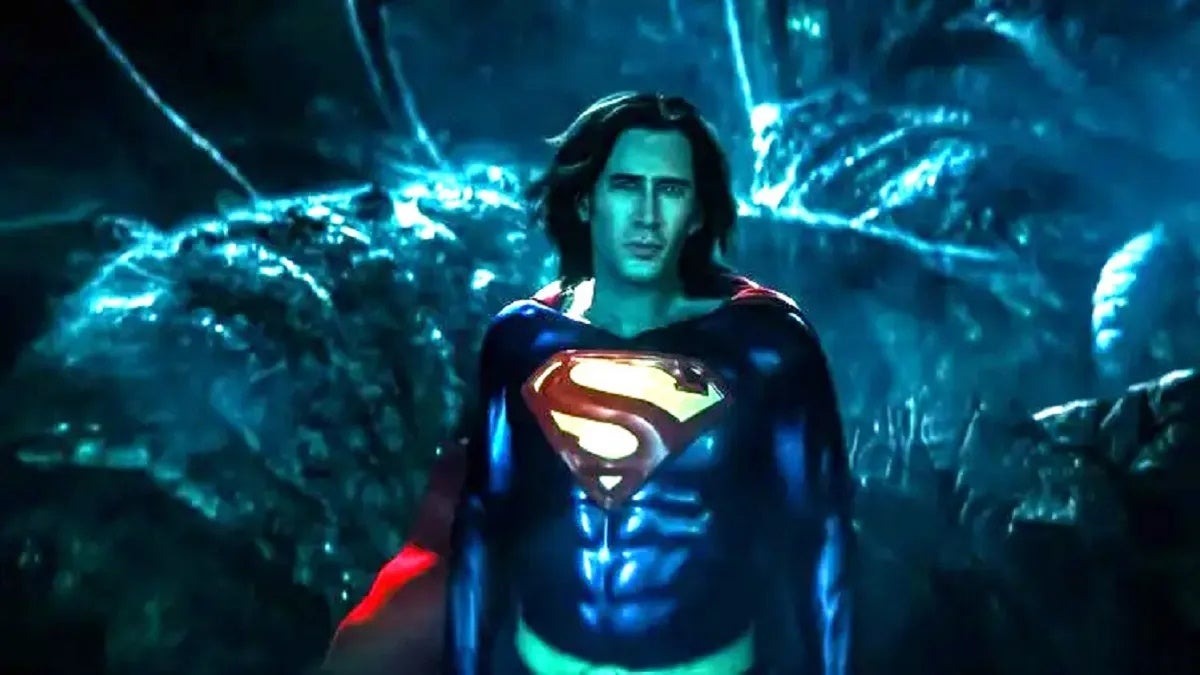 Nicolas Cage en Superman - The Flash ©Warner Bros.