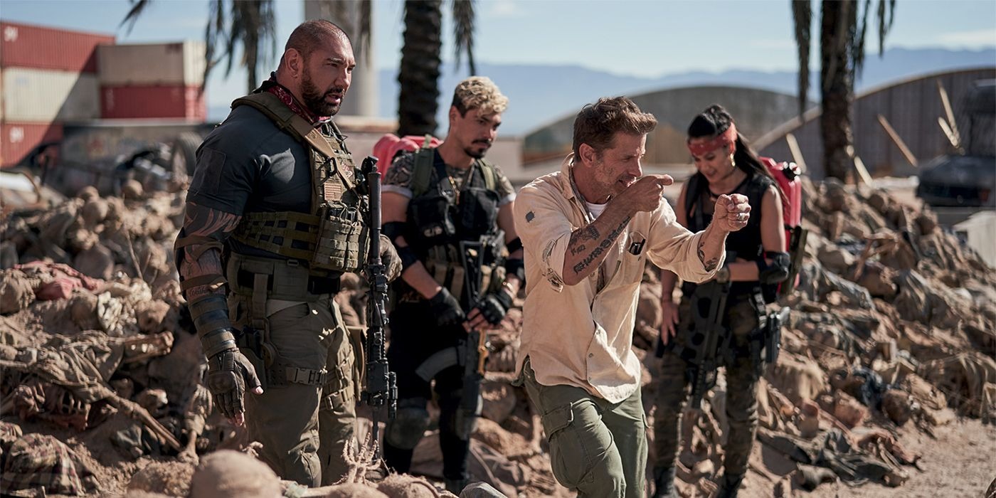 Zack Snyder sur le tournage d'Army of the Dead ©Netflix
