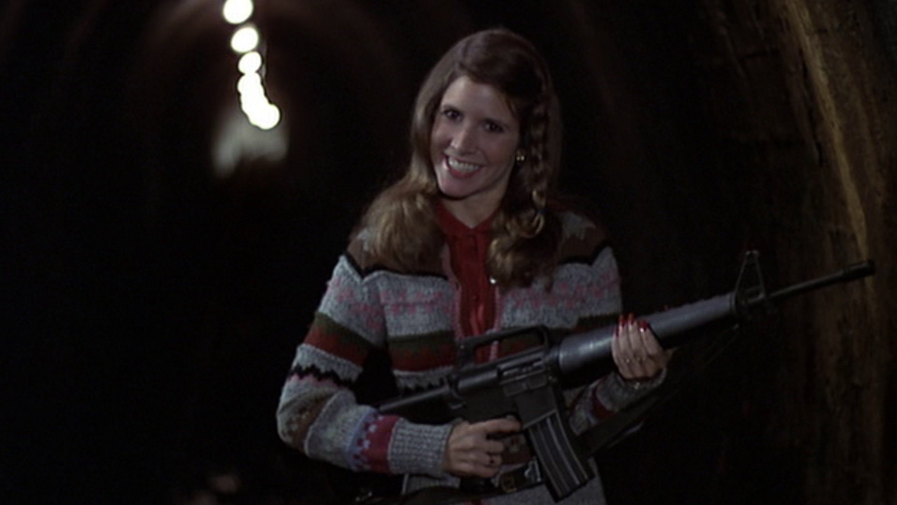 La femme au bazooka (Carrie Fisher) - Les Blues Brothers