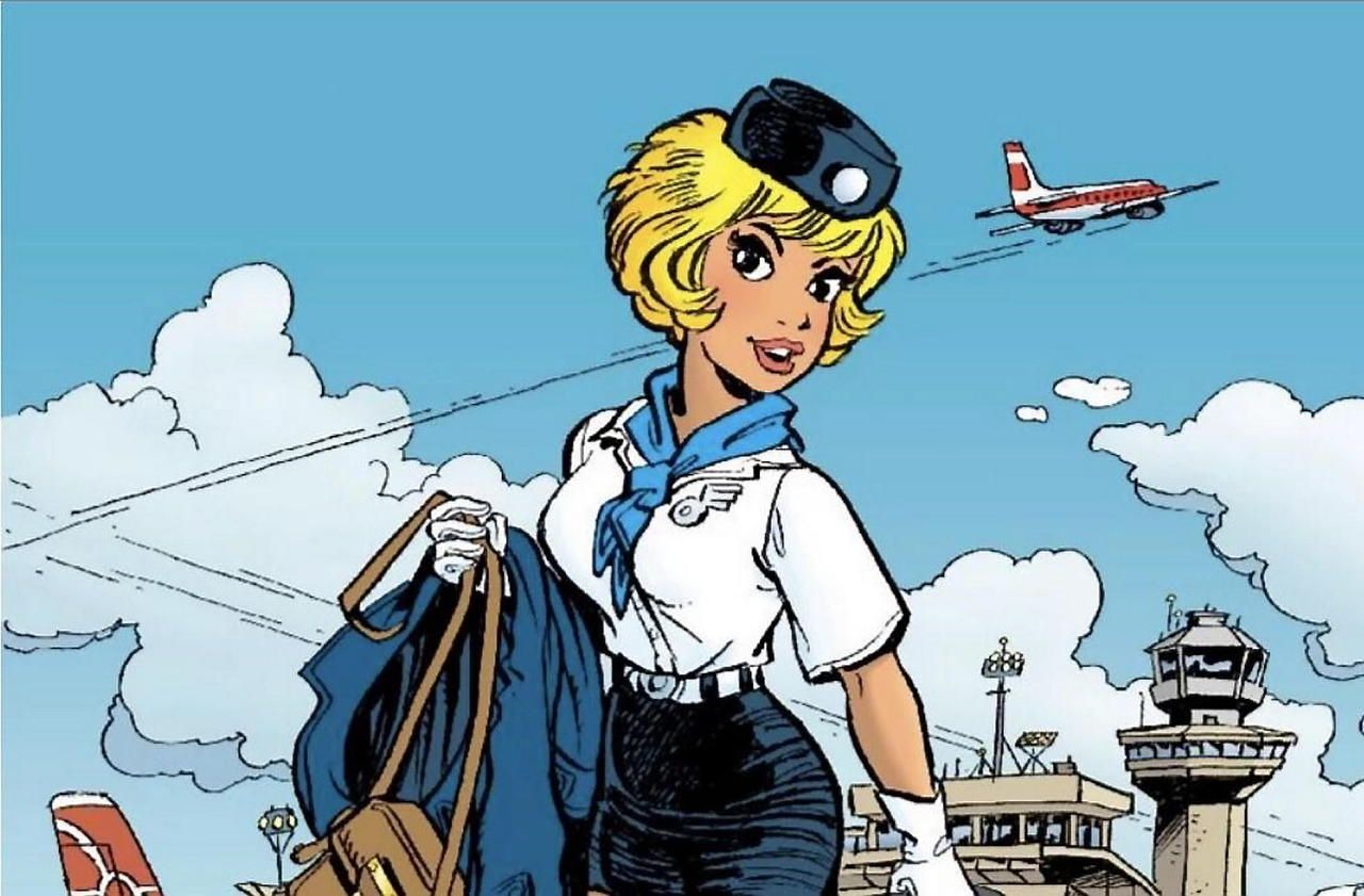 Natacha hôtesse de l'air ©Dupuis