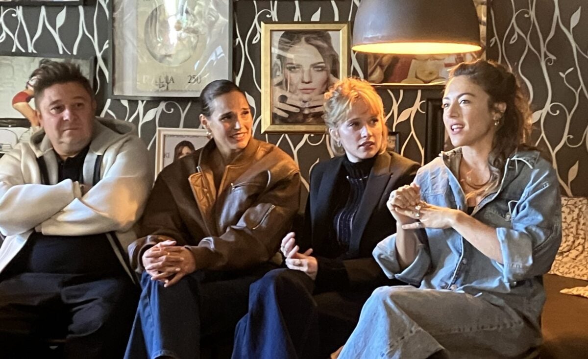 Alexandre Laurent, Camille Lou, Claire Romain et Constance Labbé ©Sylvie-Noëlle T. pour CinéSérie