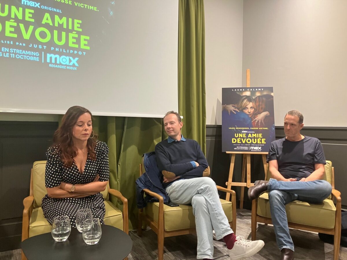 Laure Calamy, Jean-Baptiste Delafon et Alexandre Kauffman ©Sylvie-Noëlle T. pour CINESERIE